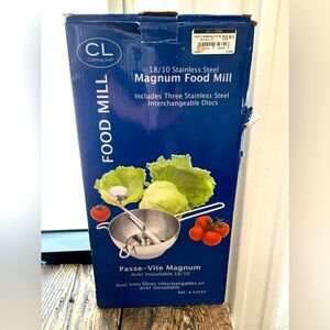 Stainless Steel Magnum Food Mill